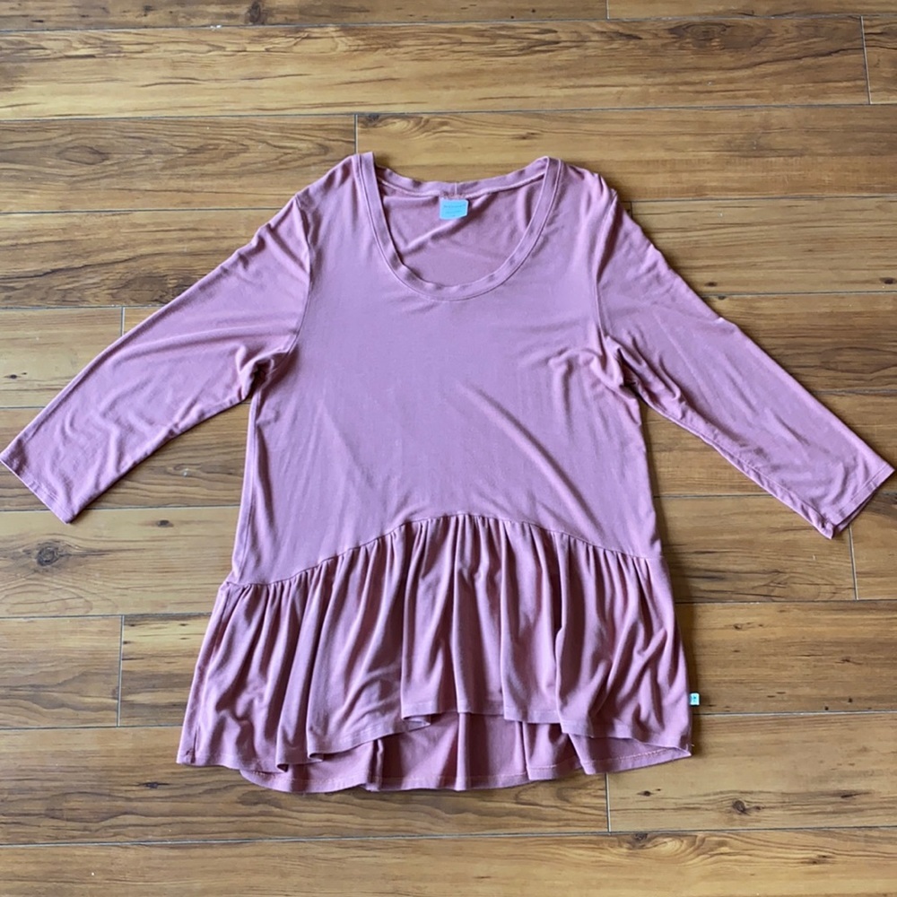 Jax & Lennon Peplum Tunic Top